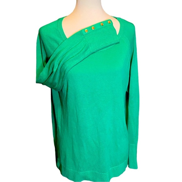 Ralph Lauren “Christmas Green” Scoop Neck Sweater - Picture 1 of 5